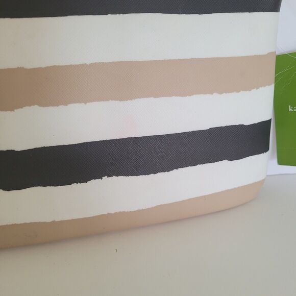 Kate Spade Lolly Grant Street Grainy Vinyl Bag Wristlet Clutch Wallet New Defect - Picture 3 of 7